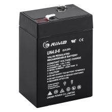 6V4AH Rechargeable Sealed Lead Acid SLA Battery